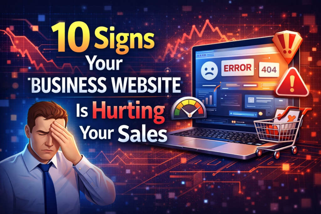 10 signs your business website is hurting your sales